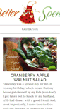 Mobile Screenshot of eatbetterspendless.com